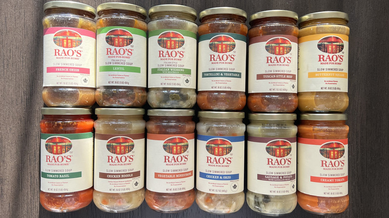 12 Jars of Rao's soup.