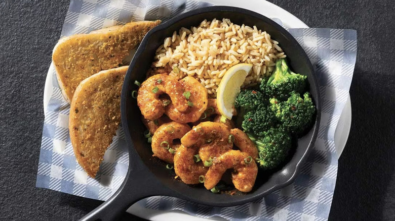 Cracker Barrel Louisiana-Style Shrimp Skillet