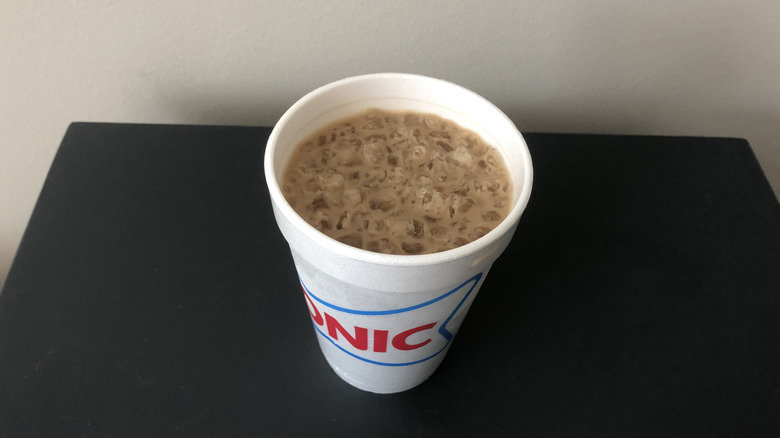 Sonic original cold brew iced coffee in cup