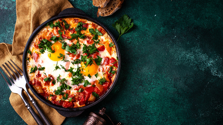 Shakshuka in a dish