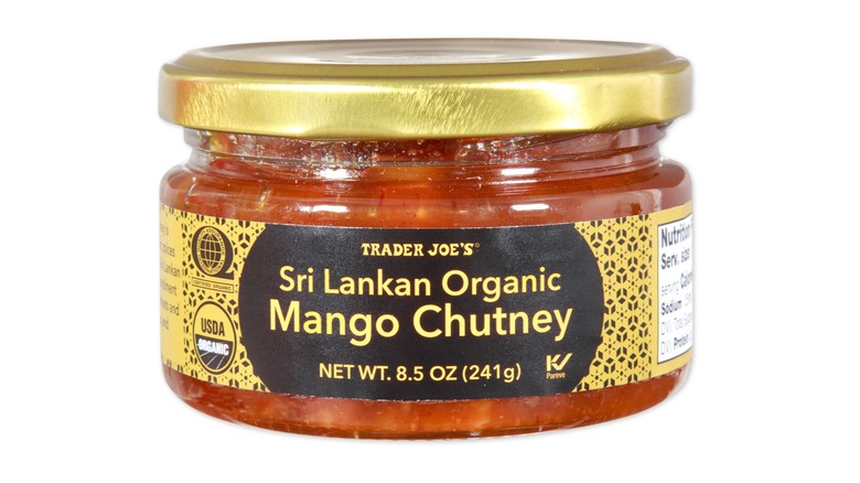 Stock image of Trader Joe's Sri Lankan Organic Mango Chutney jar