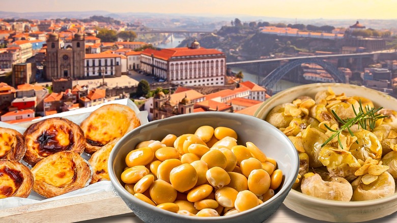Traditional Portuguese vegetarian dishes 