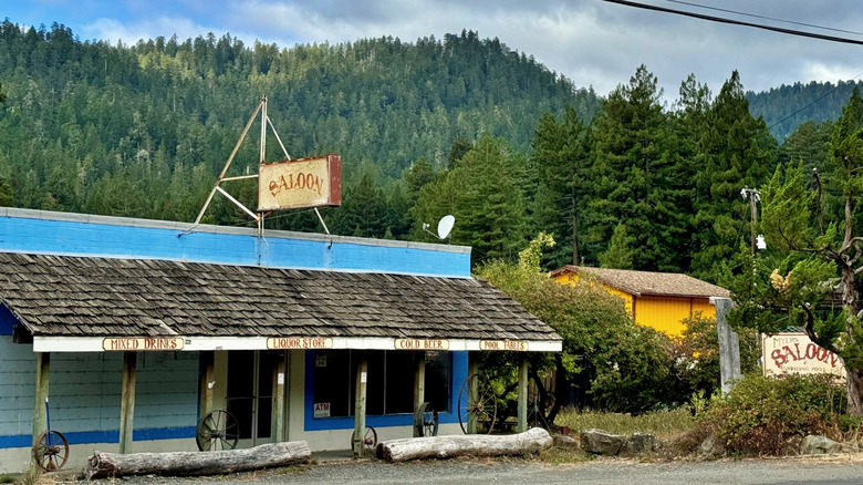 American Frontier saloon in Northern California