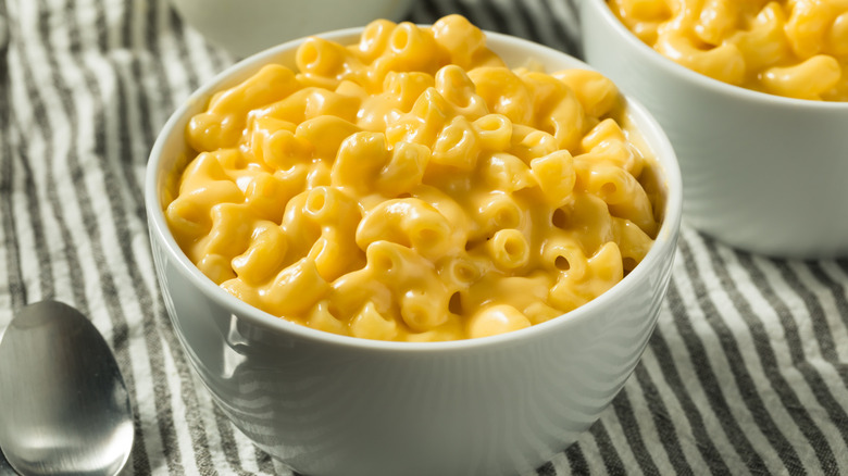 Bowl of mac and cheese
