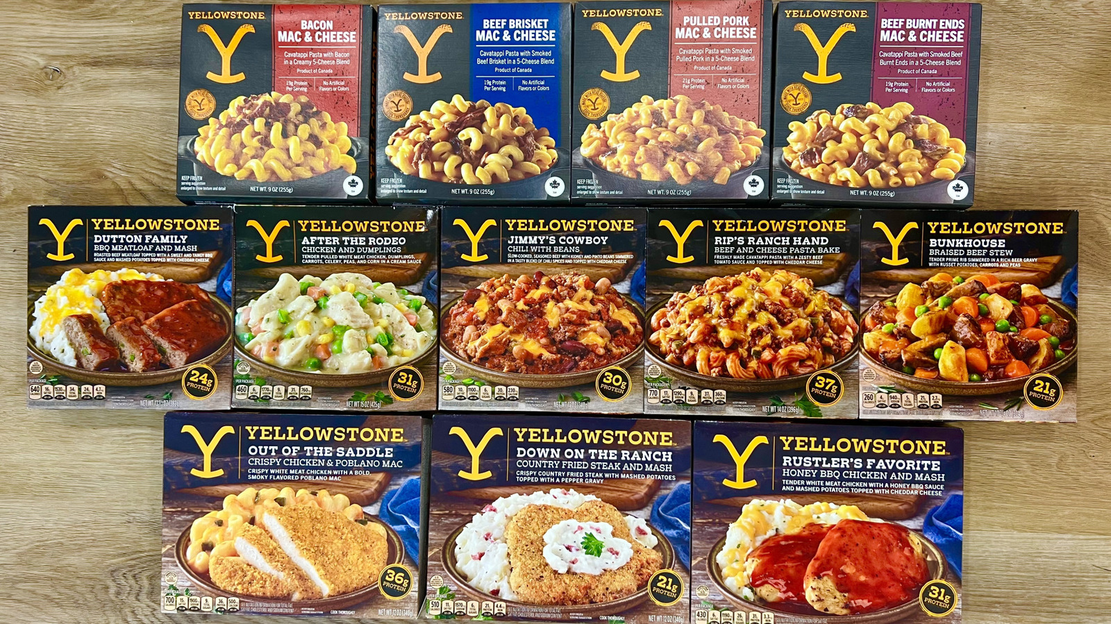 12 Yellowstone Frozen Meals, Ranked