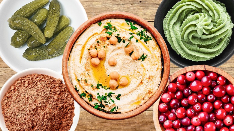 Hummus with flavorful additions