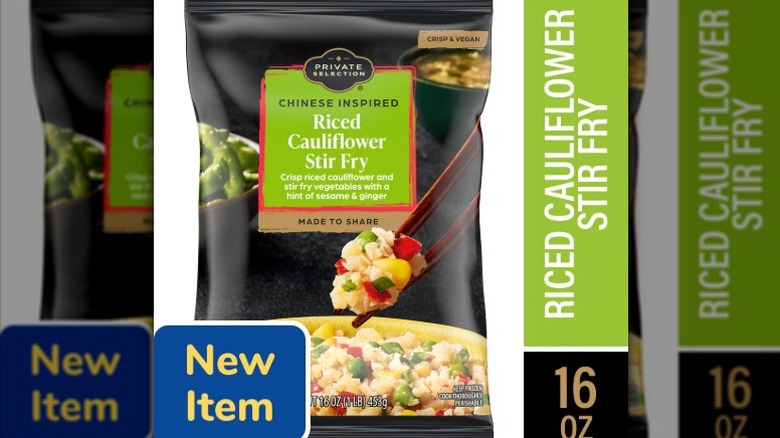 Kroger's Private Selection Chinese inspired riced cauliflower stir fry