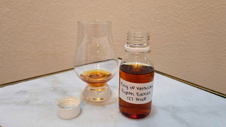 King of Kentucky 8th edition sample bottle and dram