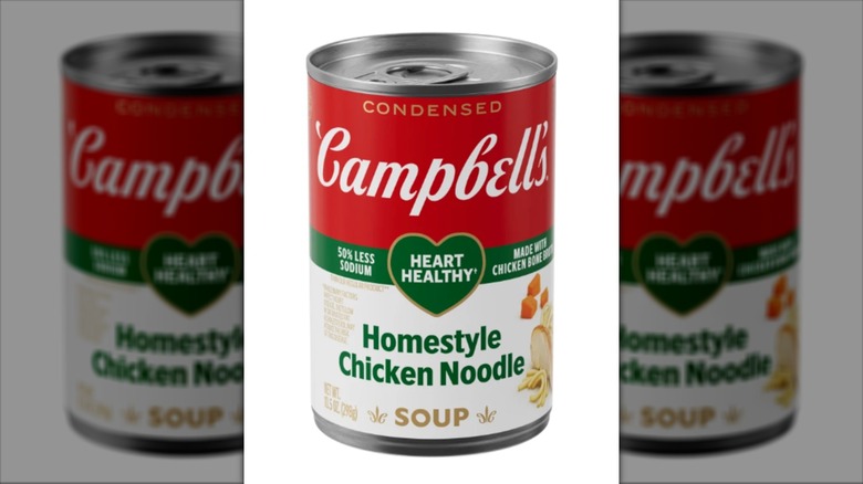 Can of Heart Healthy Homestyle Chicken Noodle Soup