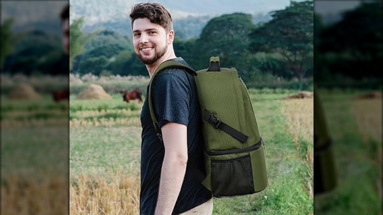 TUGUAN Insulated Cooler Backpack - 36 Can Capacity, Leak Proof, 16 Hour Cold Retention, Lightweight For Camping & Travel
