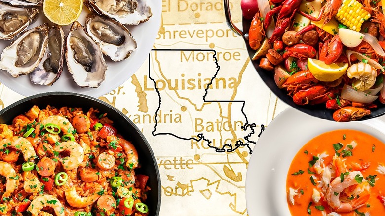 Louisiana seafood dishes