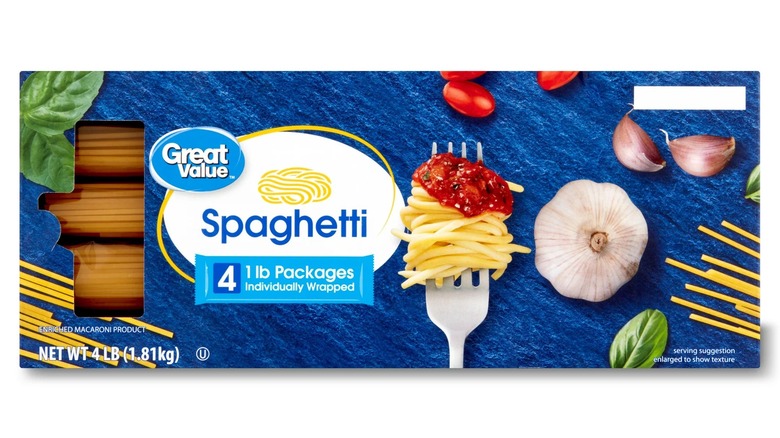 Great Value spaghetti