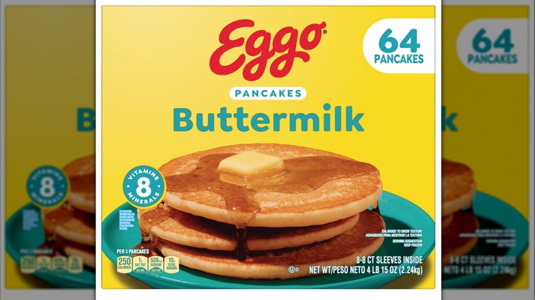 A box of Eggo Buttermilk Pancakes