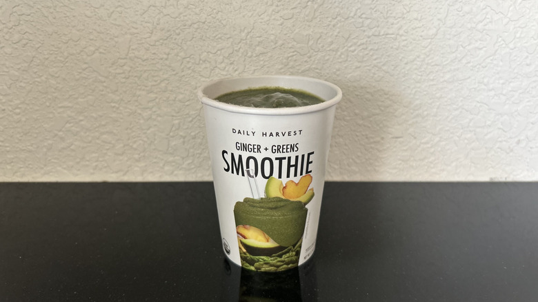 A Ginger + Greens Smoothie from Daily Harvest