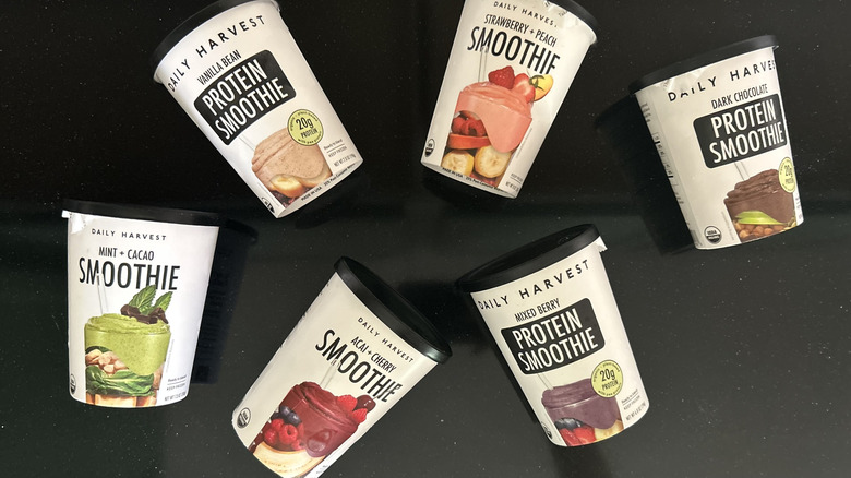 Six Daily Harvest smoothie flavors