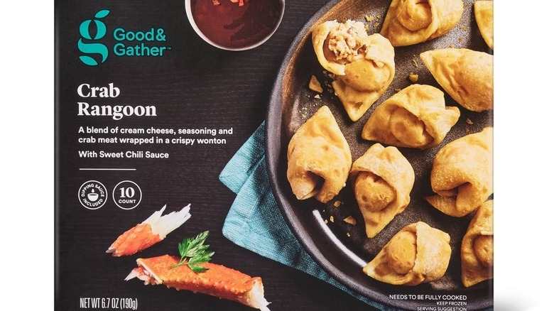 Box of Good & Gather crab rangoons