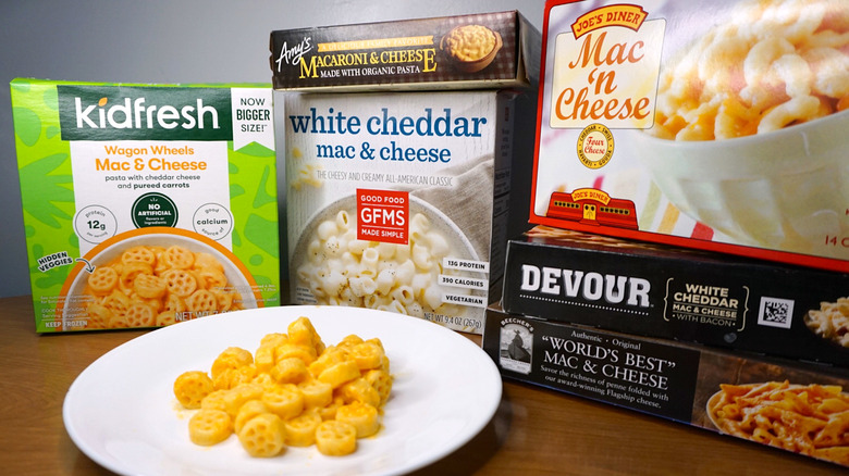 Various mac and cheese brands