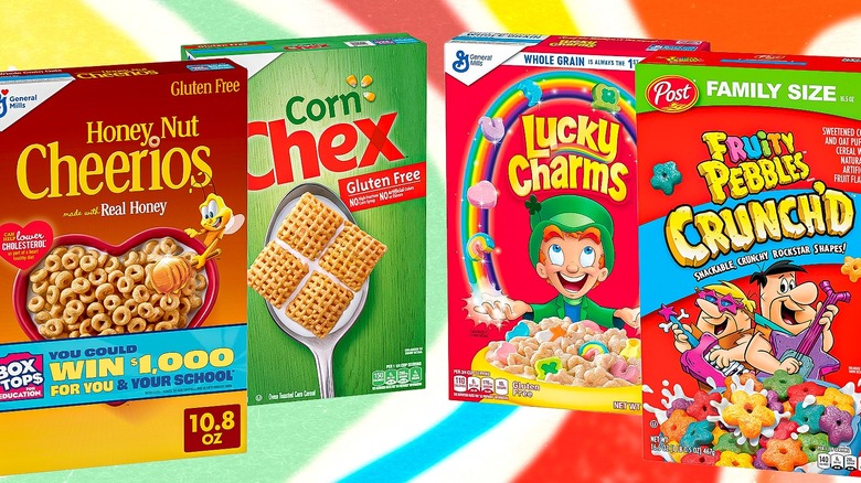 Variety of gluten-free cereals