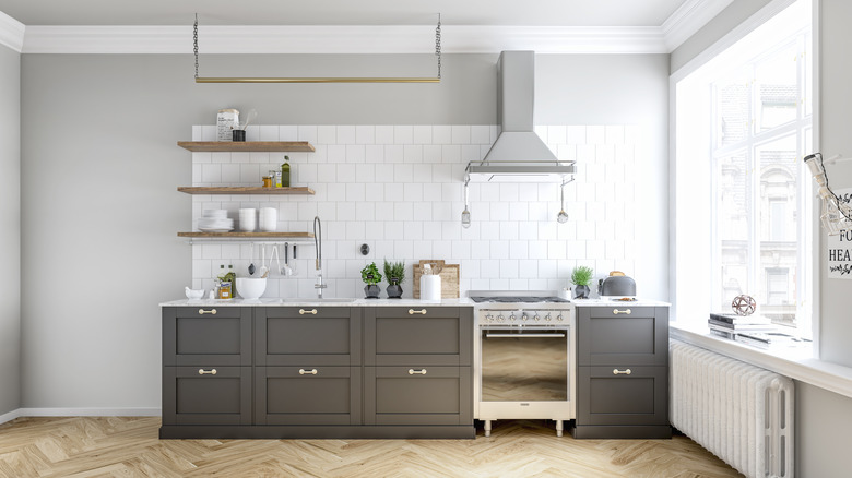 Kitchen with natural light