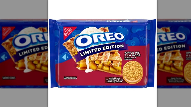 A package of Oreo Apple Pie A La Mode against a white backdrop