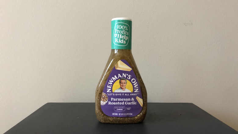 Newman's Own Parmesan and roasted garlic dressing.