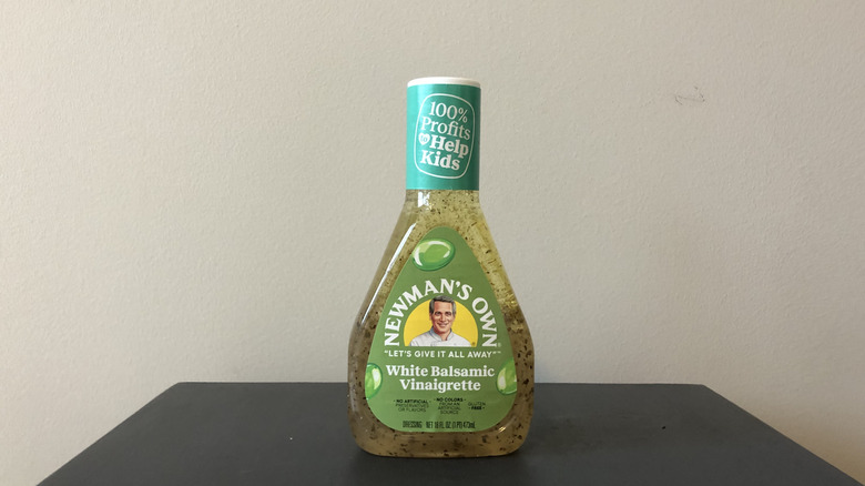 Newman's Own white balsamic vinaigrette.