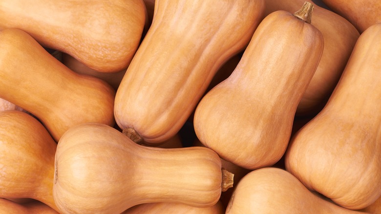 Pile of butternut squash