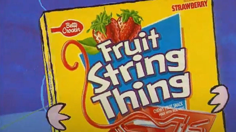 still from an animated fruit String Thing commercial