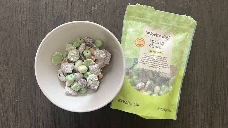 Favorite Day Spring Clover Trail Mix in a bowl.