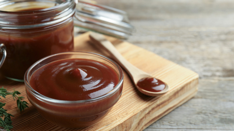 Barbecue sauce in bowl