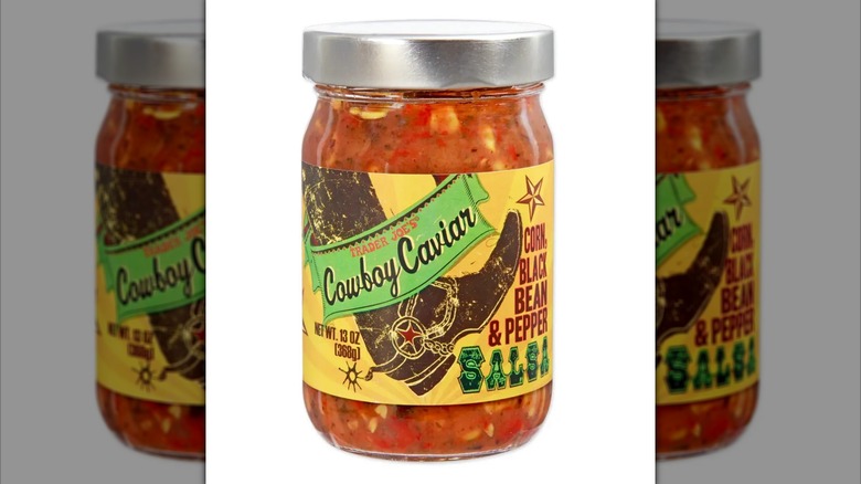 Jar of Trader Joe's Cowboy Caviar Salsa