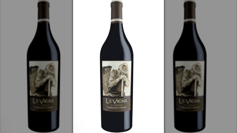 Le Vigne Estate Cabernet Franc bottle with white background