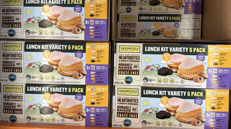 Greenfield Natural Meat Company lunch kit variety pack boxes