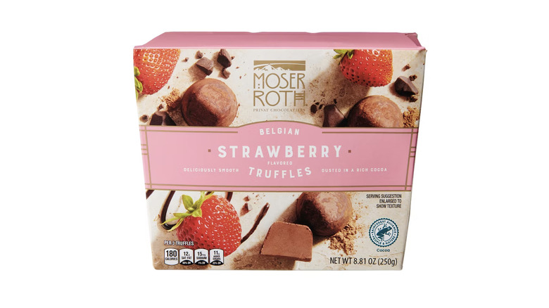 package of store-bought truffles