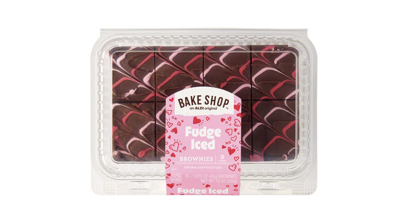 carton of store-bought brownies