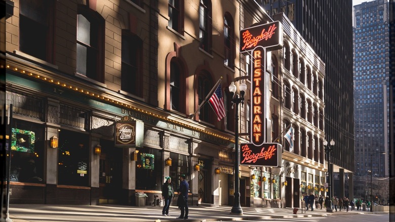 Exterior of The Berghoff in Chicago