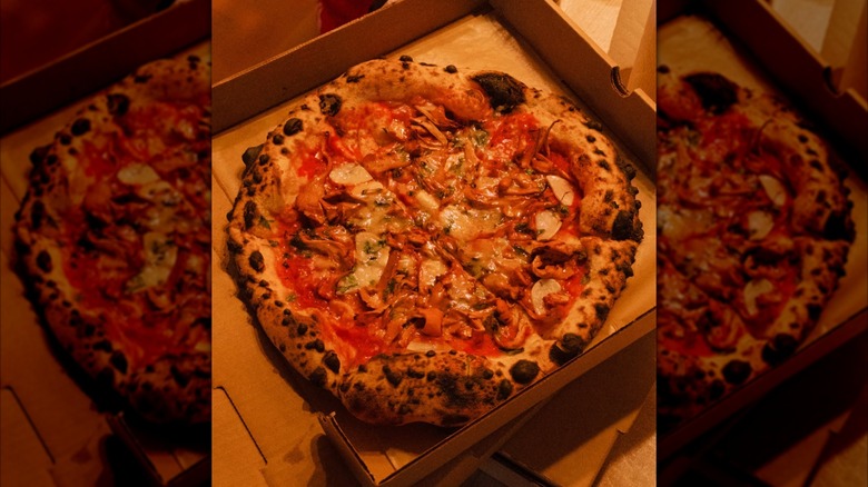 Box of Neapolitan pizza