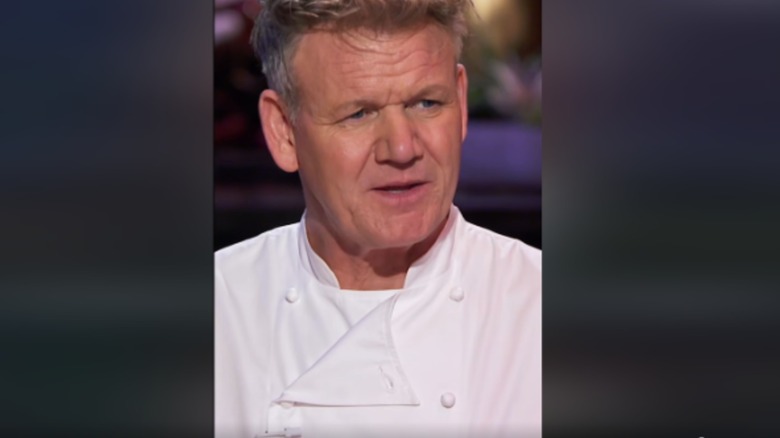 Gordon Ramsay in his chef's coat