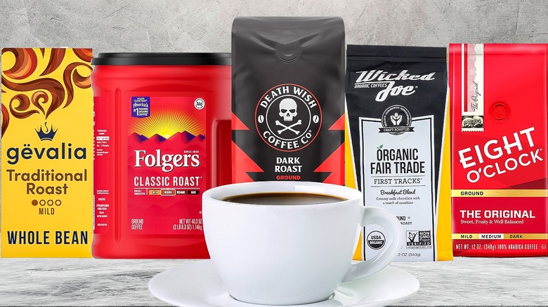 coffee mug with coffee brands
