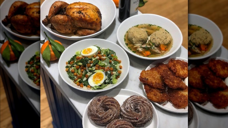 Hanukkah restaurant menu