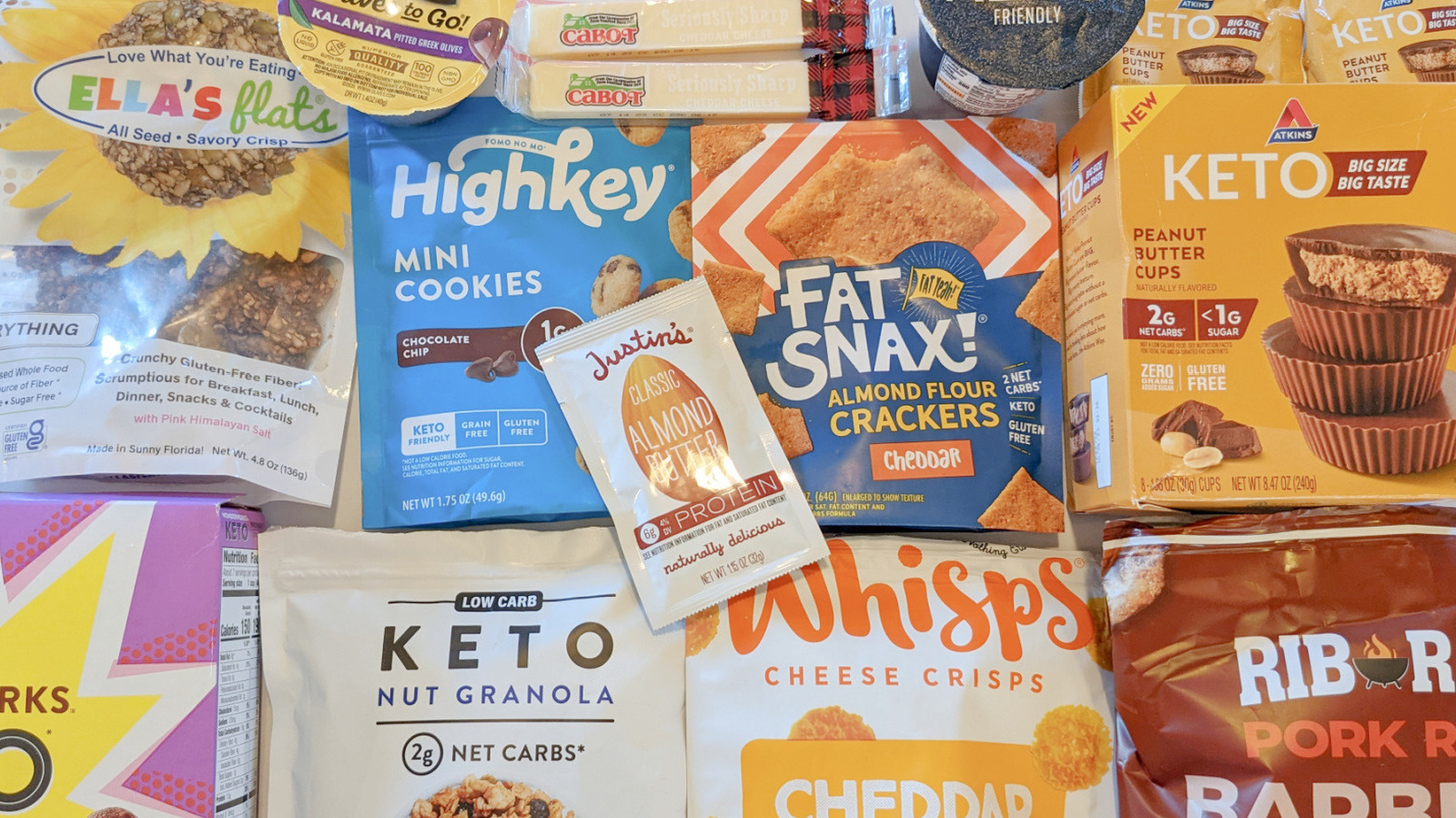 KETO Snack Box: Best Keto Sampler Snacks and Treats - Low