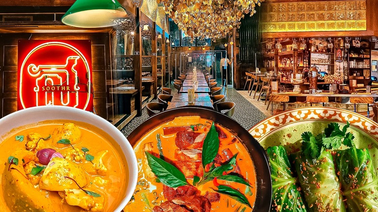 Collage of Thai restaurants