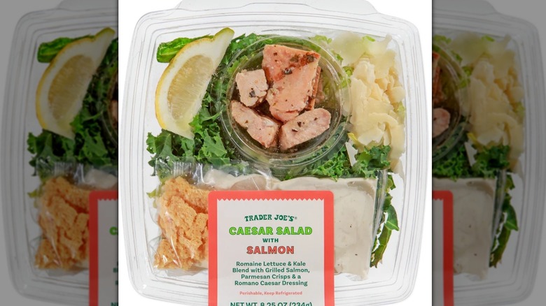 Trader Joe's Caesar Salmon Salad