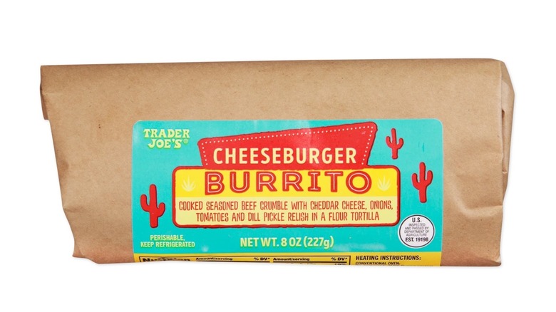 Trader Joe's Cheeseburger Burrito