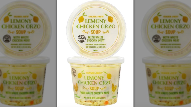 Trader Joe's Lemony Orzo Soup