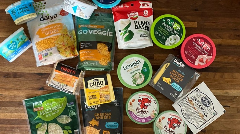 Vegan cheese products