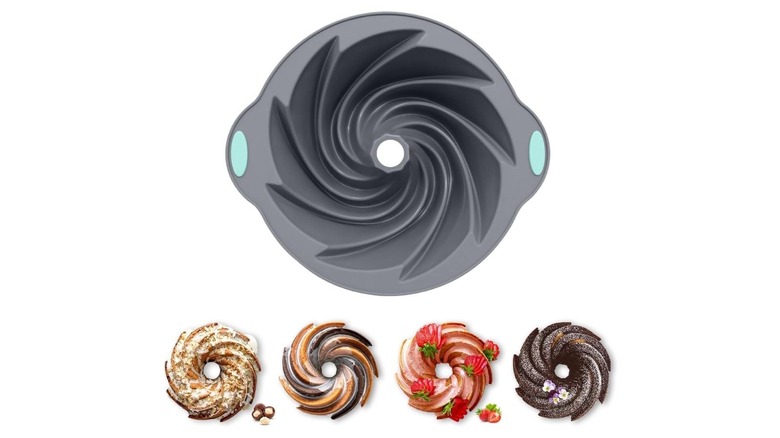 a swirl angel food cake pan