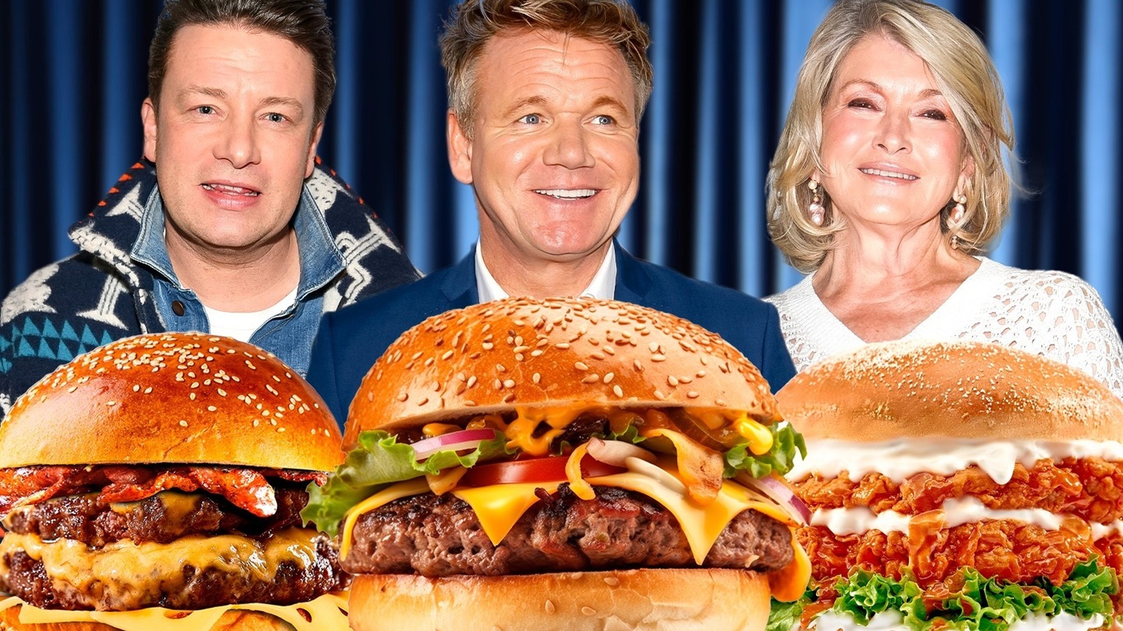 Mini Man Burgers Alton Brown