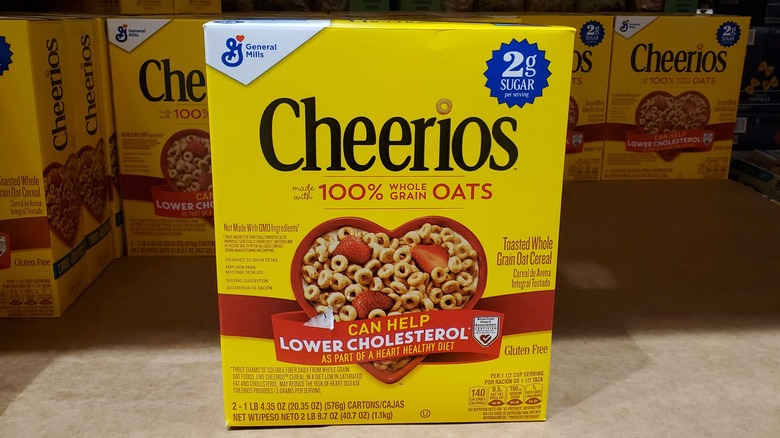 A box of Cheerios at Costco