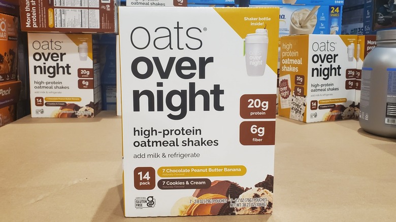 Oats Over Night high-protein oatmeal shakes at Costco